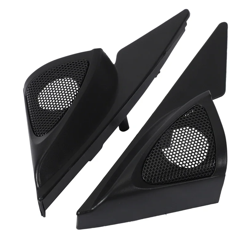 2PCS Car Tweeter Refitting Audio Door Angle Gum Speaker Cover Boxes Mounts for Mazda 6 M6 Horn Triple-cornered Speaker