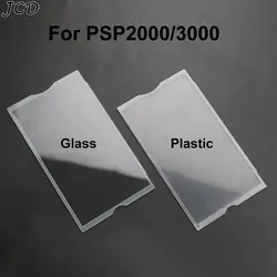 JCD For PSP 2000 3000 PSP2000 Game Console Plastic Glass Screen Lens Display Panel Cover Transparent Frame Clear Mirror Cover