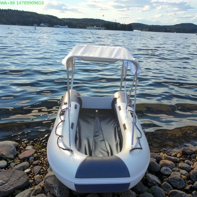 

1.2mm Thick PVC Rubber Dinghy 1.2mm Hypalon Hard Bottom Folding Fishing Kayak Speed Canopy Stable Inflatable Rubber Boat