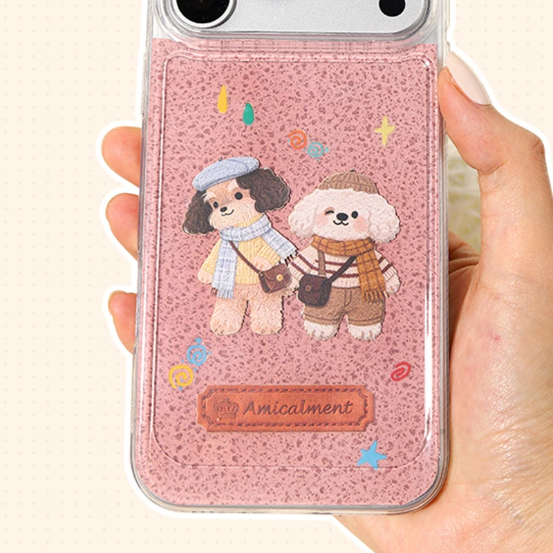 

2 Bags Plush Cute Pet Embroidery Stickers, Warm Healing Stickers for Journaling, Toploader Decor & Gift Giving