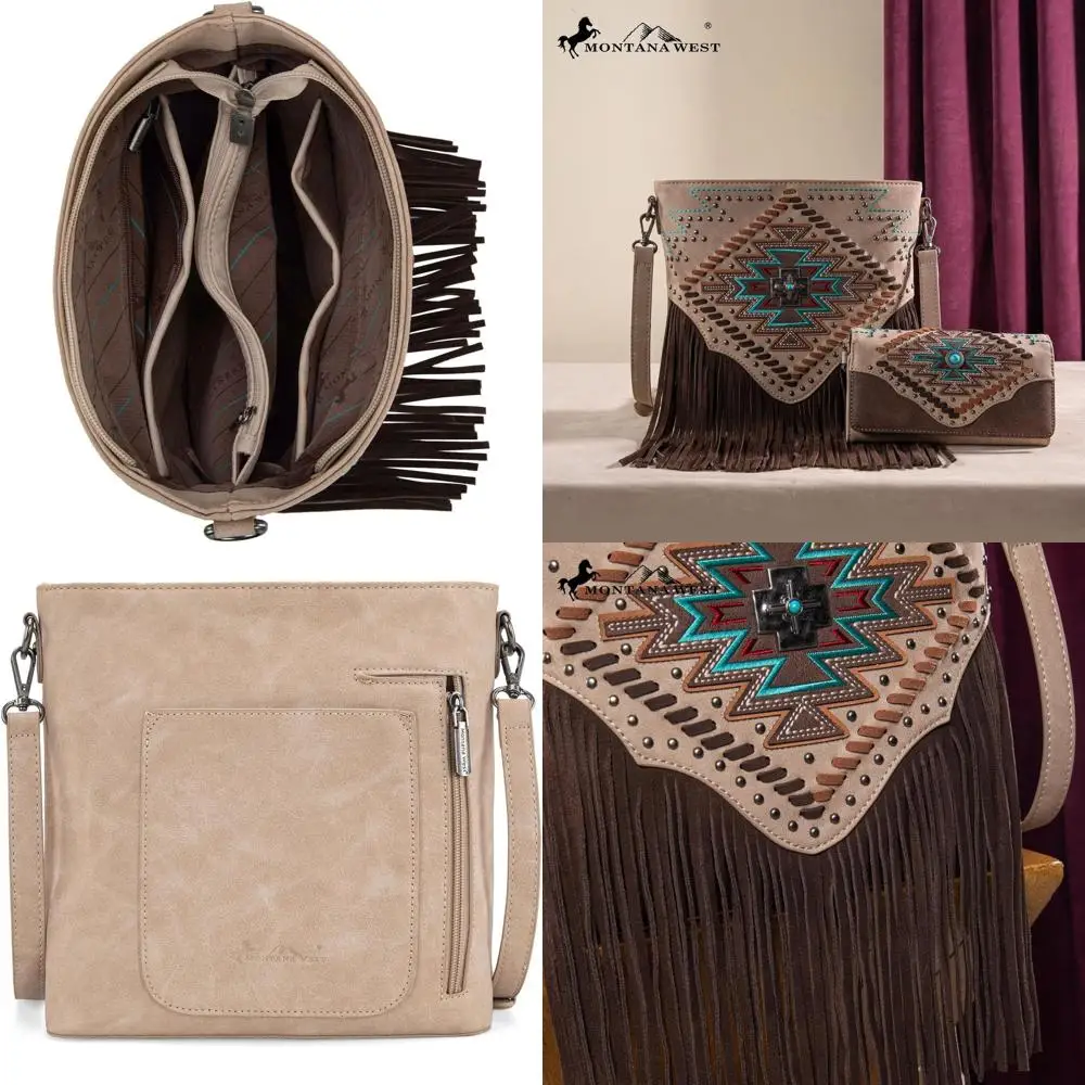

Western Crossbody Bag Purse for Women - Montana Style Leather Handbag