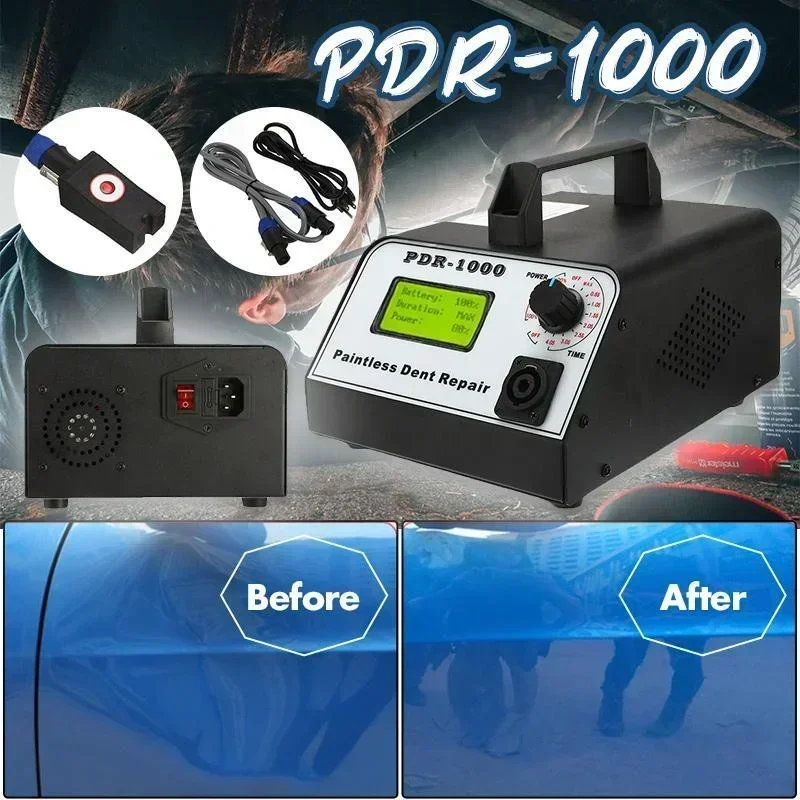 

New PDR1000 PDR Car Paint Dent Repair Tool Remover 1000W Induction Heater Tool Set Hot Box Car Body Painless Dent Repair Tool