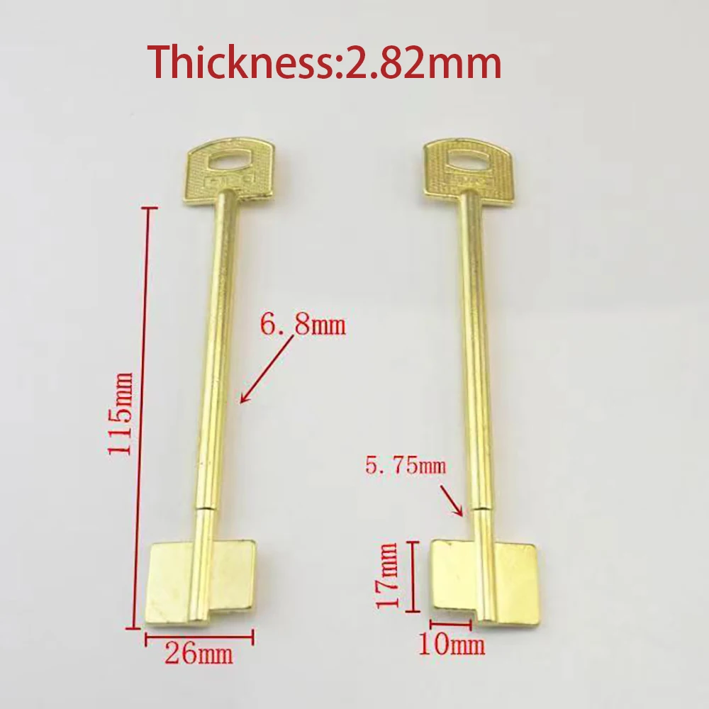 Jmckj-safe Flagpole Key Vault Key Blank Security Door Key 1pc