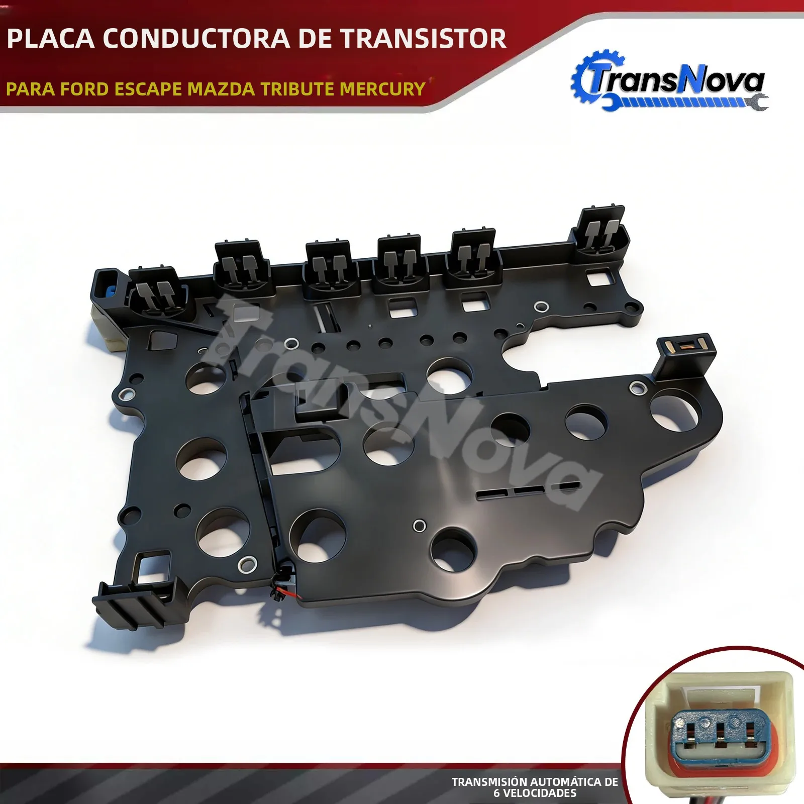 Placa Conectora de la Caja de Válvulas de la Transmisión Automática 6F35, Placa de Control de Circuito FD8P-7G276-AB para Ford Escape, Explorer, Lincoln MKC