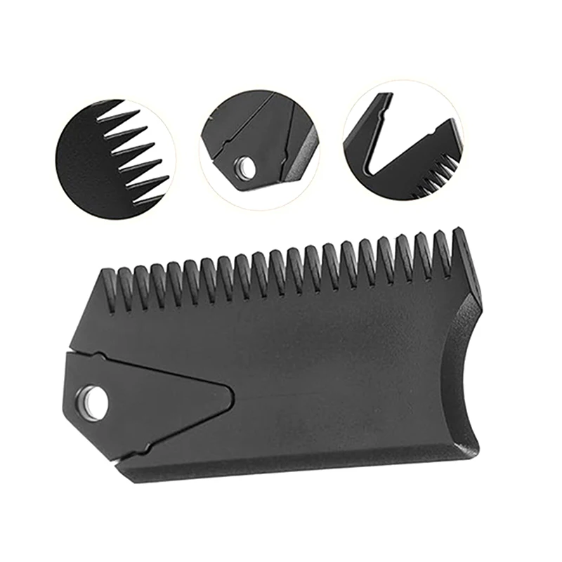 Surfboard Wax Comb With Fin Key Surf Board Wax Comb Cleaning Remover For Water Sports Skimboard Surfing Accessories