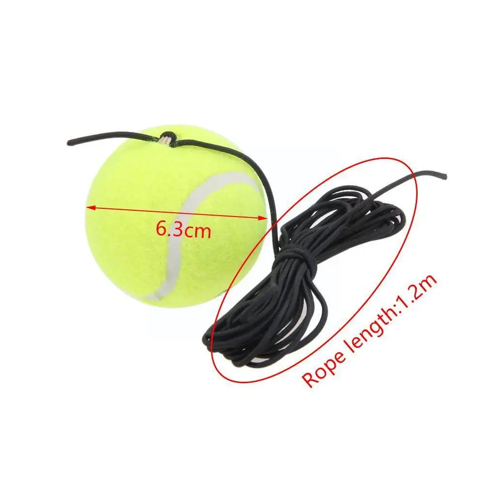 Single Training Tennis Ball With Elastic String Resistance Grip Training Practise Tennis Tennis Overgrip Balls Rubber Train Q5K5