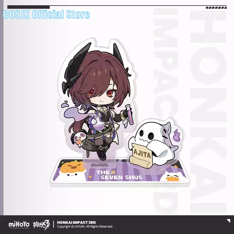 Presale Game Honkai Impact 3rd Ⅱ Official miHoYo Original Thelema Ajita Litost Baiji QS Theme Series Q Version Acrylic Stand