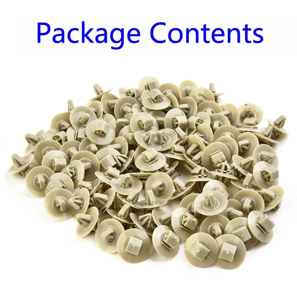 100Pcs Side Moulding Lower Protection Door Trim Clips For Trafic Master For Fixing The Exterior Door Mouldings And Bump