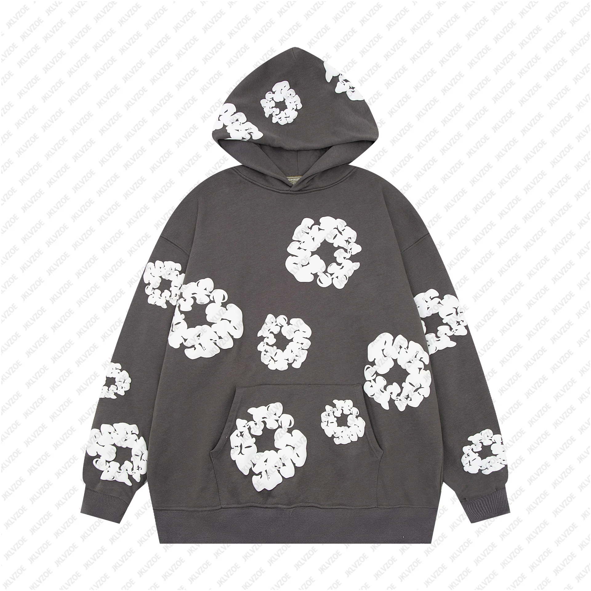 Hoodies Of Men ＆ Women Unisexy Streetwear Vintage Casual Pullover Sweatshirt Kapok Flower Pattern Y2k Couple Clothes Kids Hoody