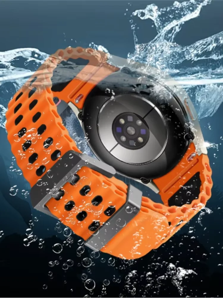 Sport Silicone Band for Samsung Galaxy Watch 7 44mm 40mm straps No Gaps Marine Bracelet correa Galaxy Watch FE/6 4 Classic/5 Pro