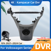 Kampacar VW35-4K 2160P Wifi DashCam Camera Video Recorder For Volkswagen 199mm VW ID.6 ID6 ID.4 ID4 ID4X 2021-2024 10% Car Dvr