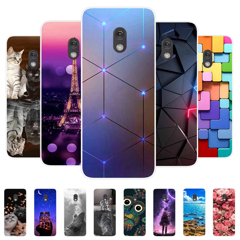 For Nokia 220 215 235 4G (2024) Case Clear TPU Soft Silicone Back Covers for Nokia235 Nokia215 4G 2024 Phone Cases Cute Cartoon