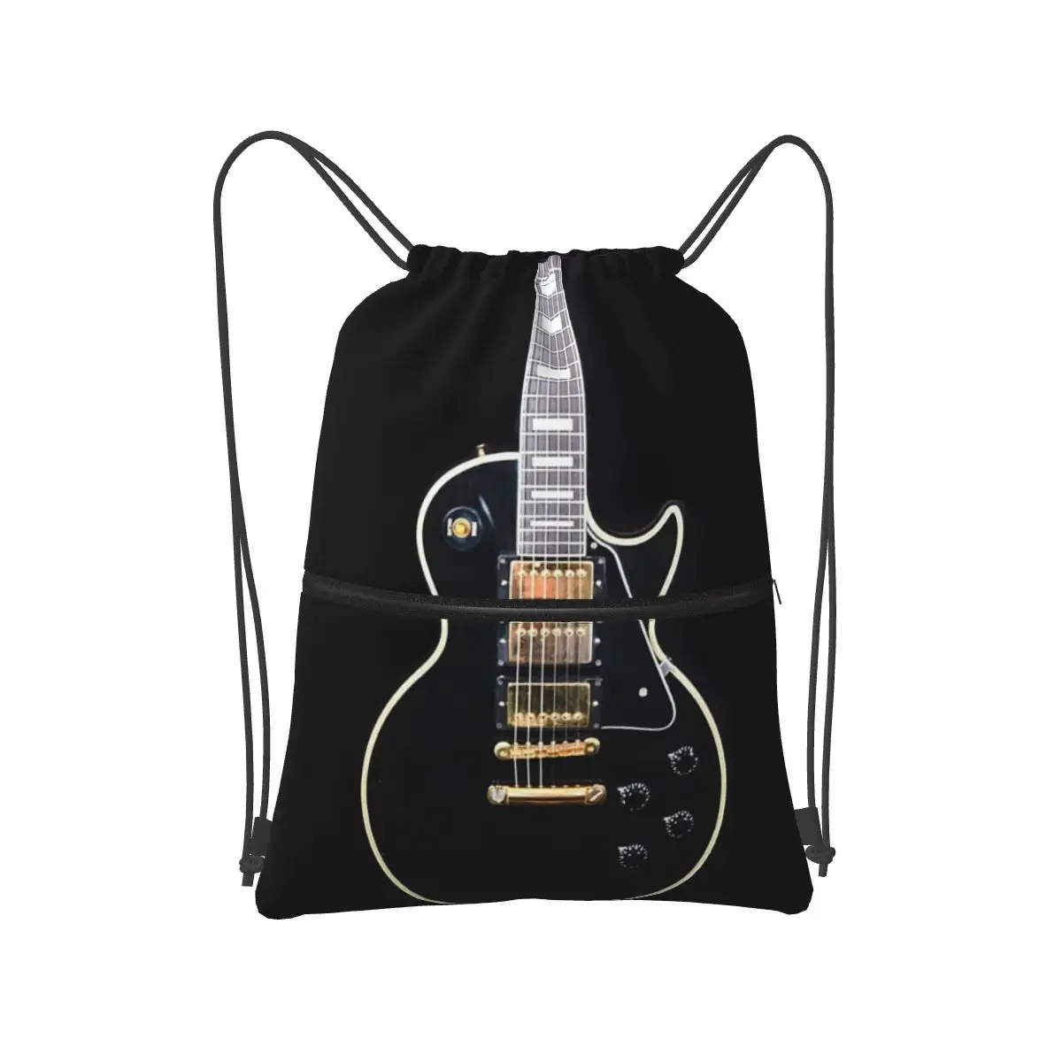 

1995 Gibson Custom Shop 1958 Les Paul Backpacks Casual Drawstring Bags Sundries Bag Book Bags for Travel School