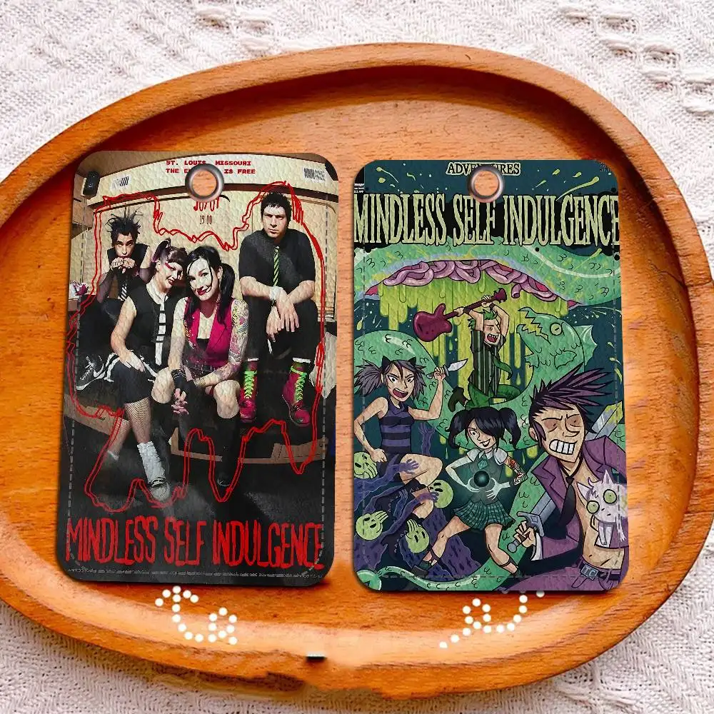 العصابات الشرير الشهيرة M-Mindless الذاتي التعريفي مكتب التموين الرجال والنساء بطاقة الائتمان Keyrings حامل بطاقة الهوية بطاقة الطالب #4