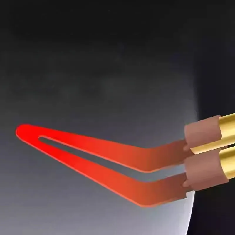 Gładka główka 45 °   Kolanko Stal Nierdzewna Lutownica Regulowana Klamra Zderzak Samochodowy Spawanie Plastiku Pręt do Spawania Termotopliwego Naprawa