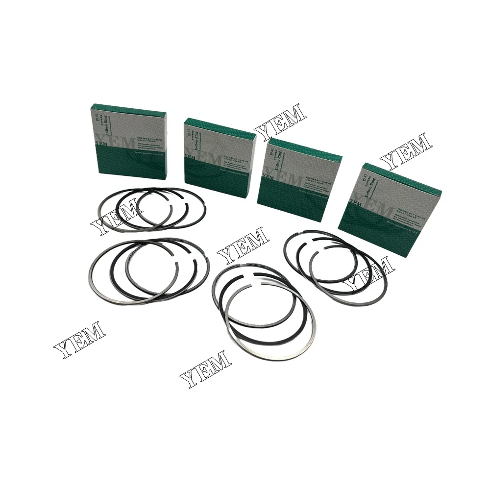 4 PCS STD Piston Ring Engine Pickup NPR 93*2+2+4  For Isuzu 4JA1 4JB1 4JB1T