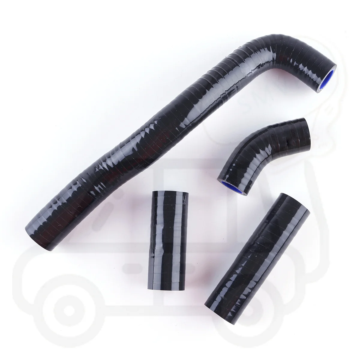 For 1988-2004 Kawasaki KX500 KX 500 4PCS Silicone Radiator Coolant Hose Replacement Parts 2000 2001 2002 2003 1989 1990 1991