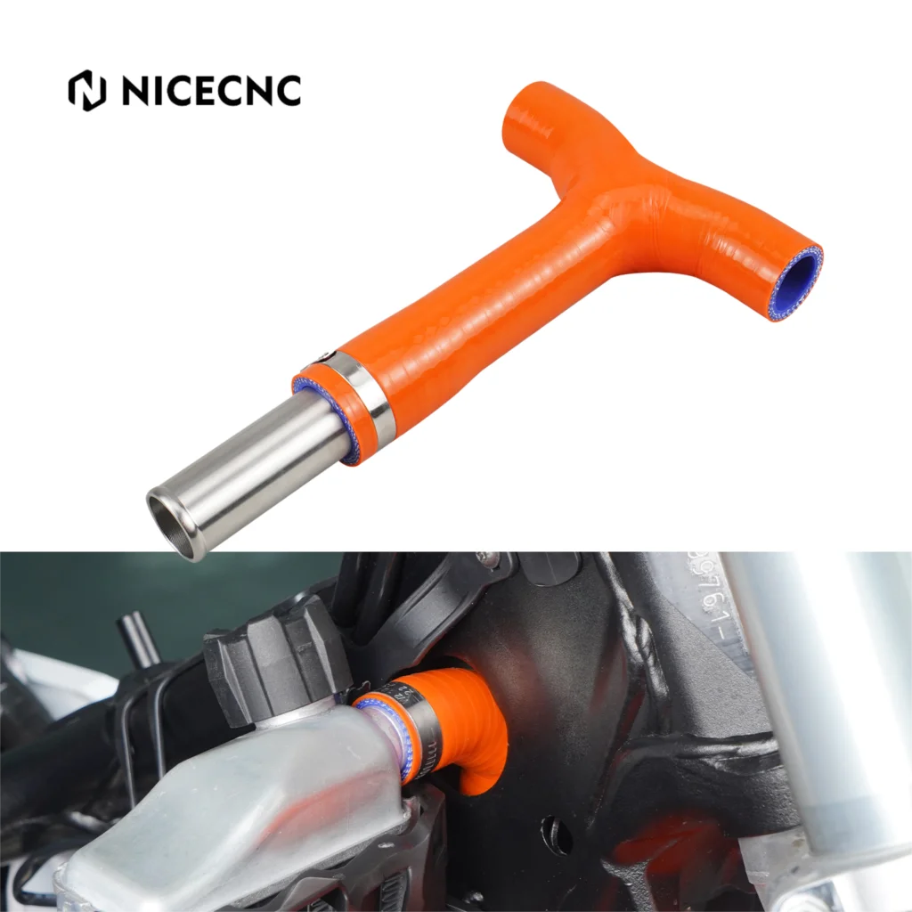 

NiceCNC For Husqvarna TE300 TE TEI FE 125 250 300 350 400 450 501 2024 TX FX TC FC 2023-2024 210MM Frame T-Piece Radiator Hose