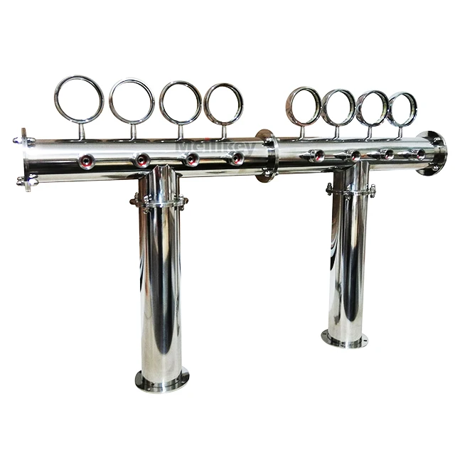 Y Shape 2/3/4/5/6/7 Factory Stainless Steel Beer Column  Tap  Beer Tower in Drink Dispenser - view 6