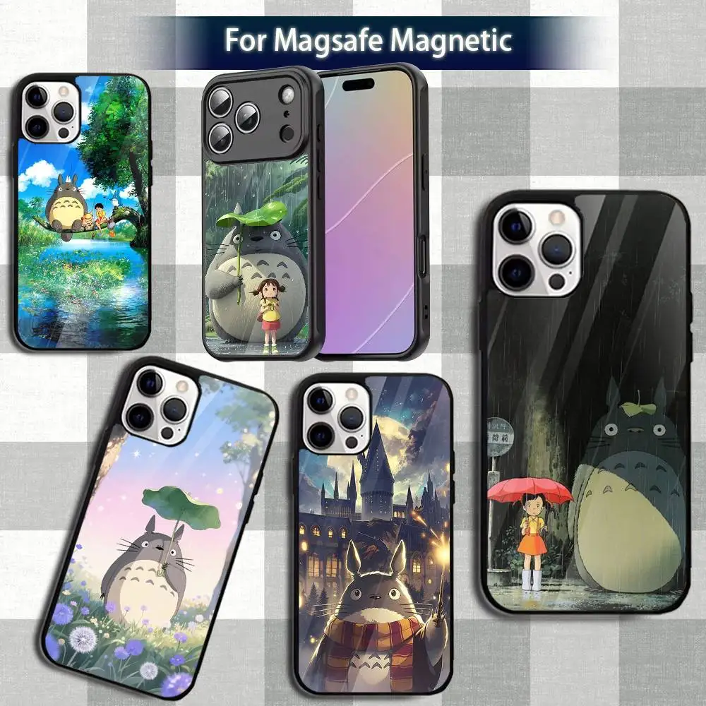 

cure Cute T-Totoro-es Phone Case For iPhone 13,12,15,17,11,16,14,Pro,Max,Plus,Mini,Magsafe,Magnetic Wireless Charging Case
