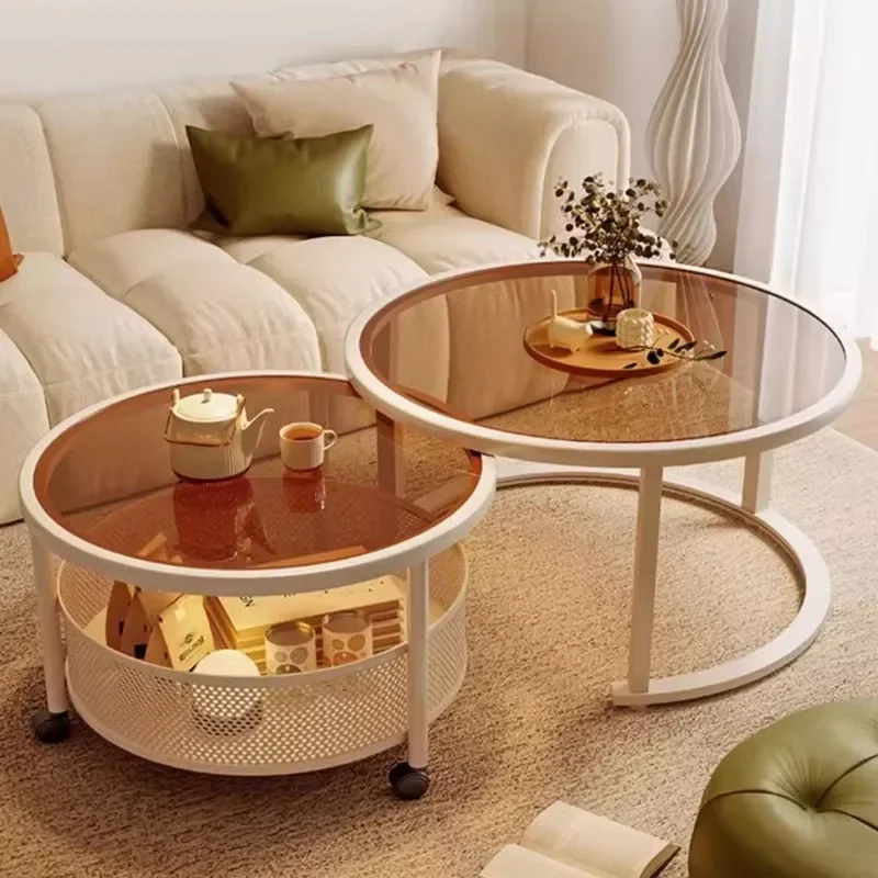 

Kawaii Glass Coffee Tables Mobile Garden Fashion Outdoor Coffee Table Entryways Floor Table Basse Pour Salon Furniture Home