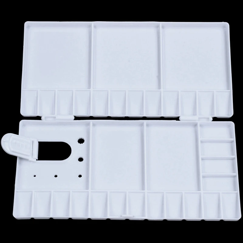 2X صينية طلاء فنية لوحة ألوان مائية زيتية للفنانين بيضاء 33 شبكة مقاس كبير