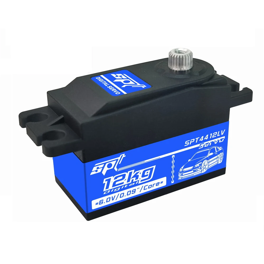 12 kg 20 kg 180 °   Metal Gear Low Profile Digitale Servo Korte Body 25T Arm voor 1:10 1:12 RC Auto SCX10 Racing Drift robot Crawler Speelgoed