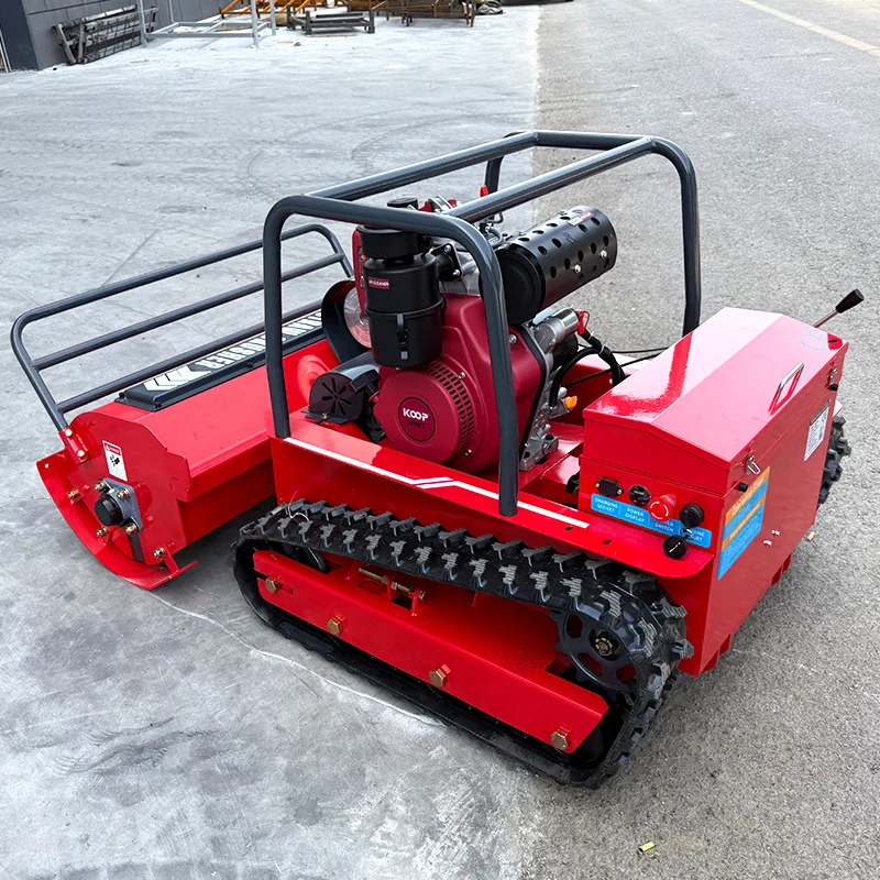 

Customized Zero Turn Lawn Mower With Track for Home Use Battery RC Robot Grass Cutter
