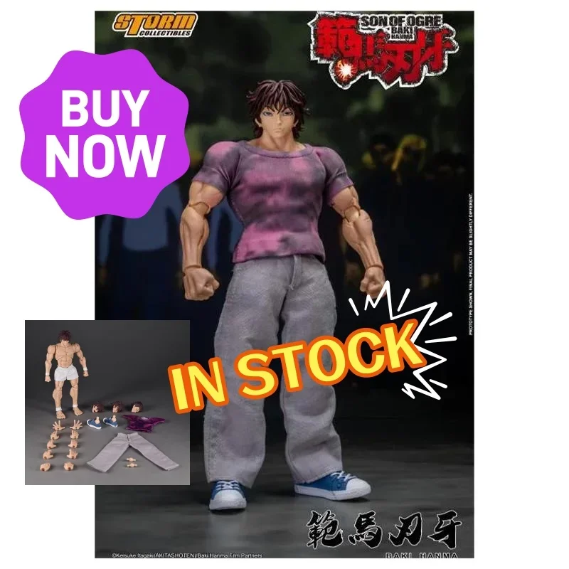 2026 EN stock Storm Toys Exclusif Baki Hanma Son of Ogre Scale Anime Figurine Nouveauté Livraison Rapide Jouet À Collectionner