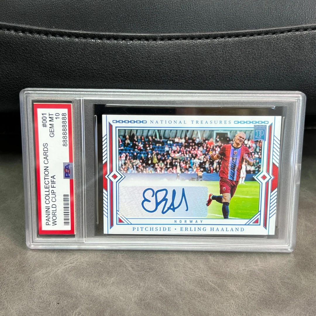 DIY Homemade panini Football collectible cards Card brick series Messi Haaland Maradona High-quality collectible cards view 3