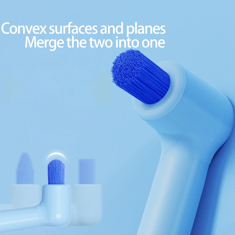 Set di 2 spazzole per spazzolatura interdentale in confezione singola, setole morbide, set di spazzole colorate a testa piccola