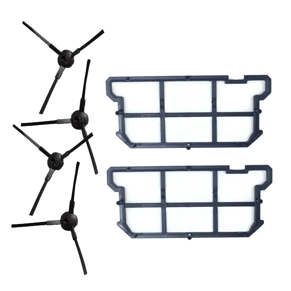 مناسبة ل ILIFE V7s V7s pro جهاز آلي لتنظيف الأتربة فلتر HEPA طقم أجزاء فرشاة جانبية + فلتر Chuwi ILIFE V7s pro HEPA