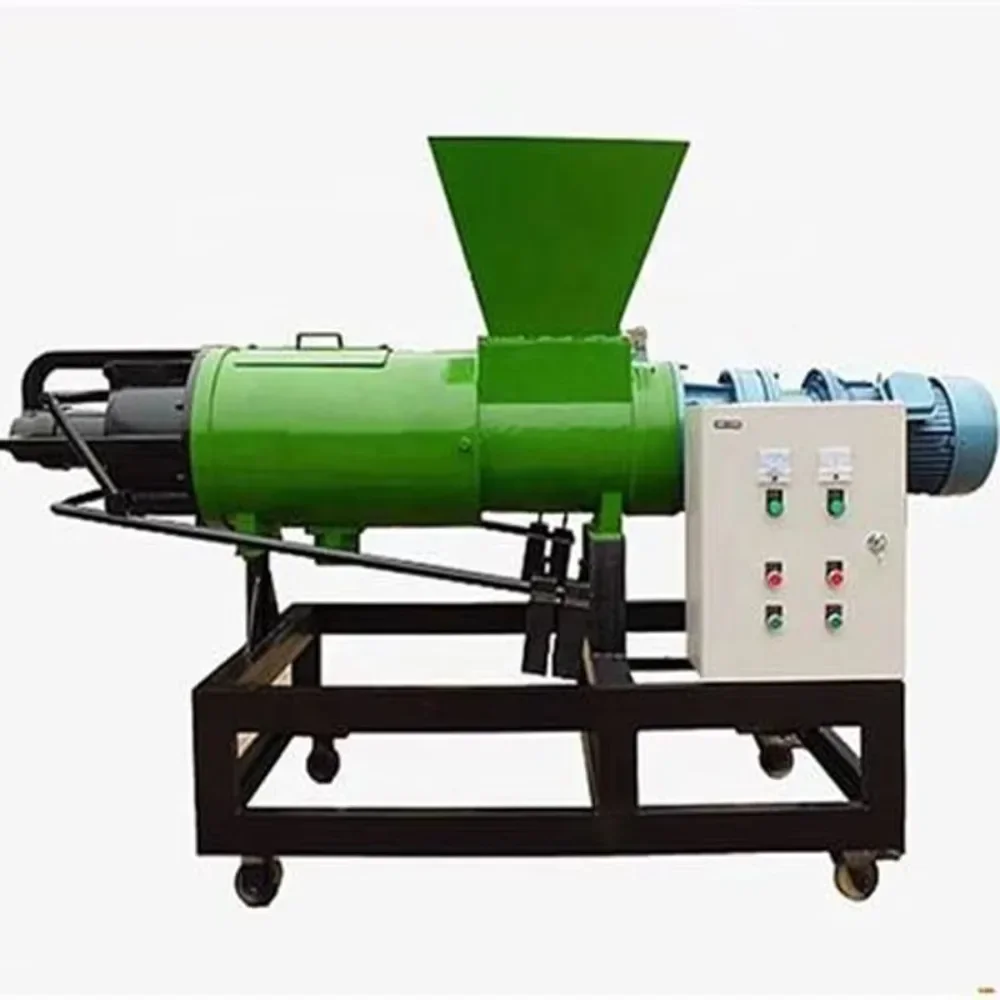 Poultry cow manure dewatering machine/pig manure chicken manure extruder dewatering,extruder dryer, solid-liquid separator 5.5kw