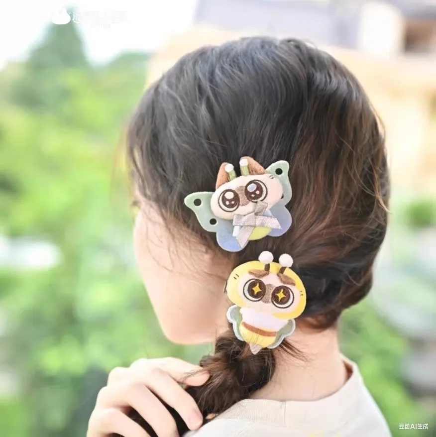 Azukisan Wonderful Garden Series Hairpin Blind Box Mystery Box Kawaii Siamese Cat Hairpin Girls Ornaments Kid Toys Gifts - Detail 1