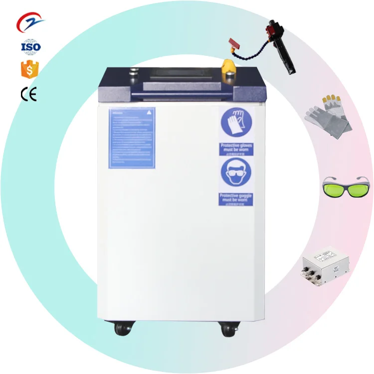 

Профессиональный лазерный очиститель 1000 Вт для металла, лазерная машина для очистки и удаления ржавчины