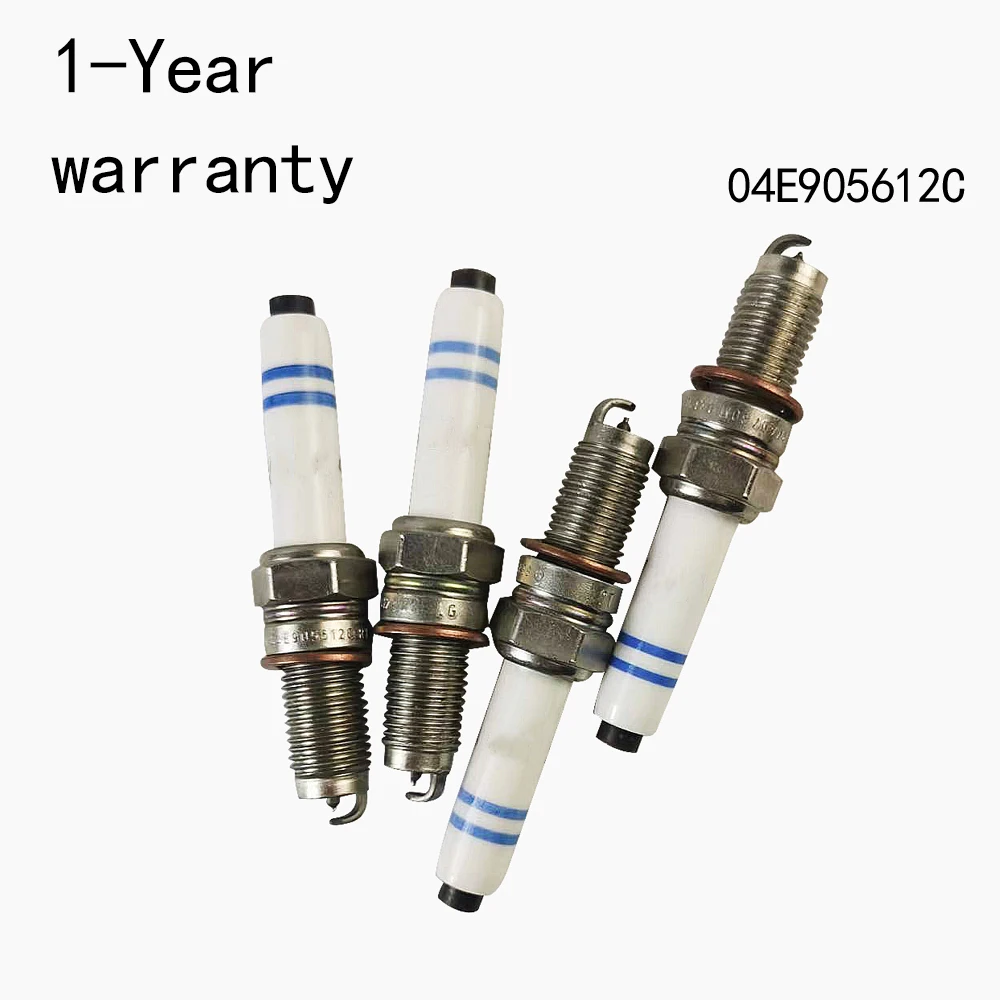 

4Pcs Spark plug 04E905612C For Audi Q2L A3 S3 Q3 Q2 A1 VW Passat Touran Tharu Lavuda Golf Jetta beetle Skoda Octavia Kodiaq Yeti