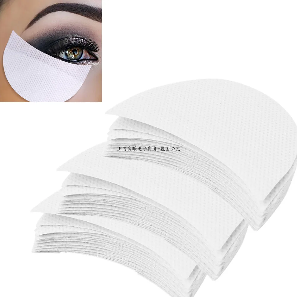 20/50/100pcs Eyelash Removal Patches Eye Makeup Stencils Disposable Eyeshadow Stickers Eyeliner Shield Grafted Eyelashes Isolate