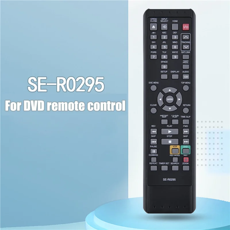

N93R 6X SE-R0295 Remote Control For Toshiba DVD Video Recorder VCR DVR620KU D-VR620 DKVR60KU D-VR610KU DVR610KU D-VR620KU
