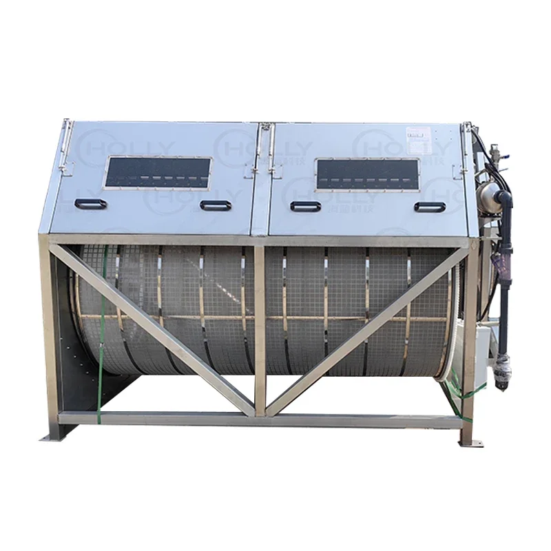 China Factory Custom High Quality Aquaculture Equipment Rotating Ras Fish Small Rotary  Filter For Sale