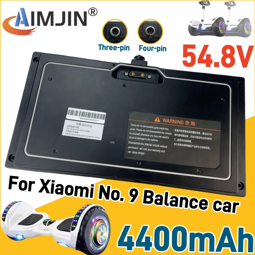 

Подходит для Ninebot Mini PRO 54V-63V 4400mAh, аккумуляторный блок для электросамоката/гироскутера с 3-контактным/4-контактным разъемом, подключение BMS, управление через приложение.