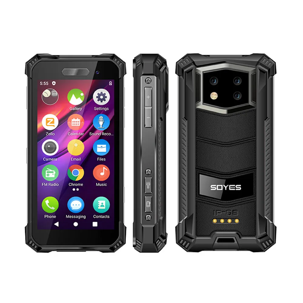 Imagem -04 - Touch Screen Octa Core 6gb 8gb Mais 256gb Android 11 Soyes-mini Rugged Smartphone Face id Unlock S10 Maxo Nfc 4g 3.5