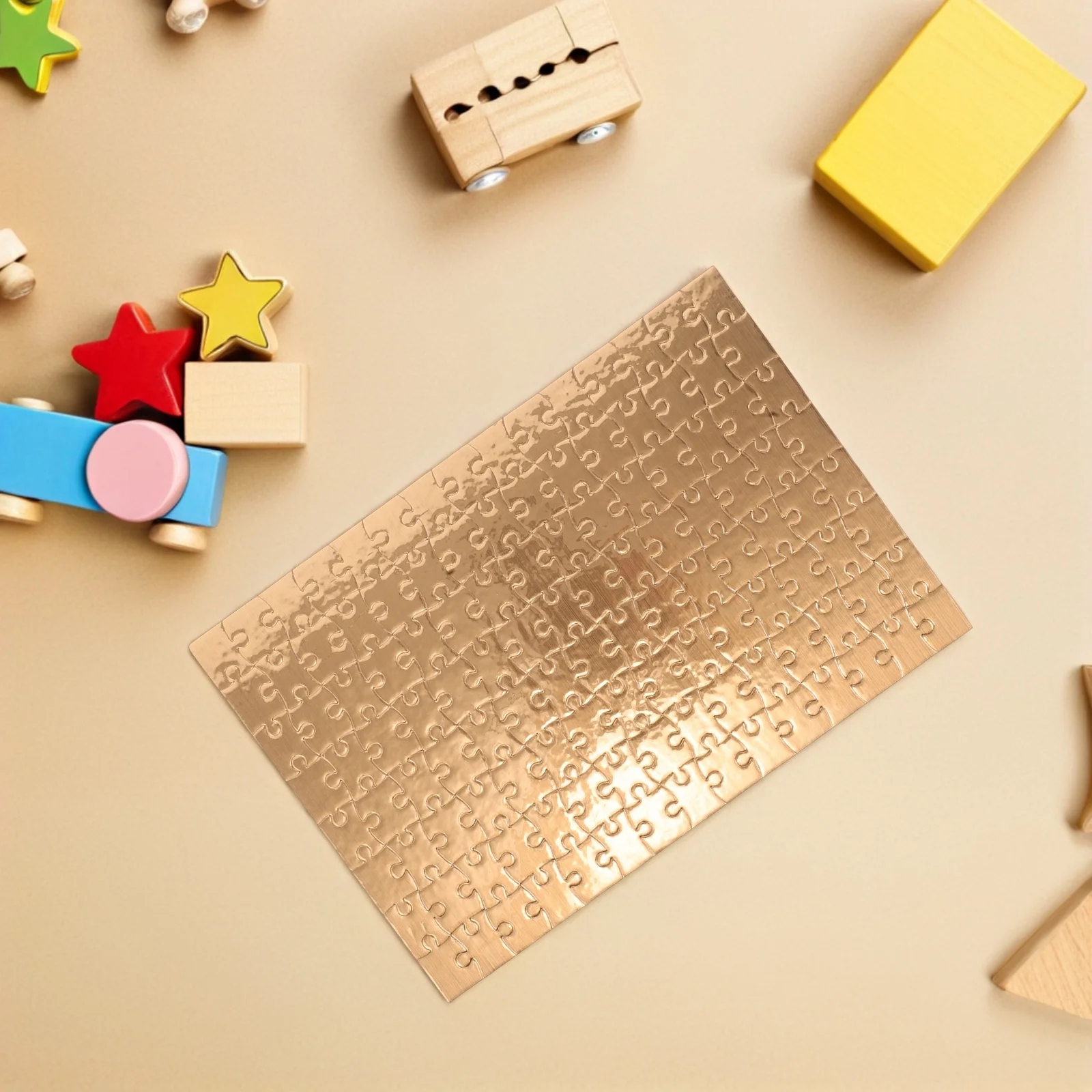 

4 Sets Draw Your Own Puzzle Blank Puzzles Plaything Sublimation Jigsaw