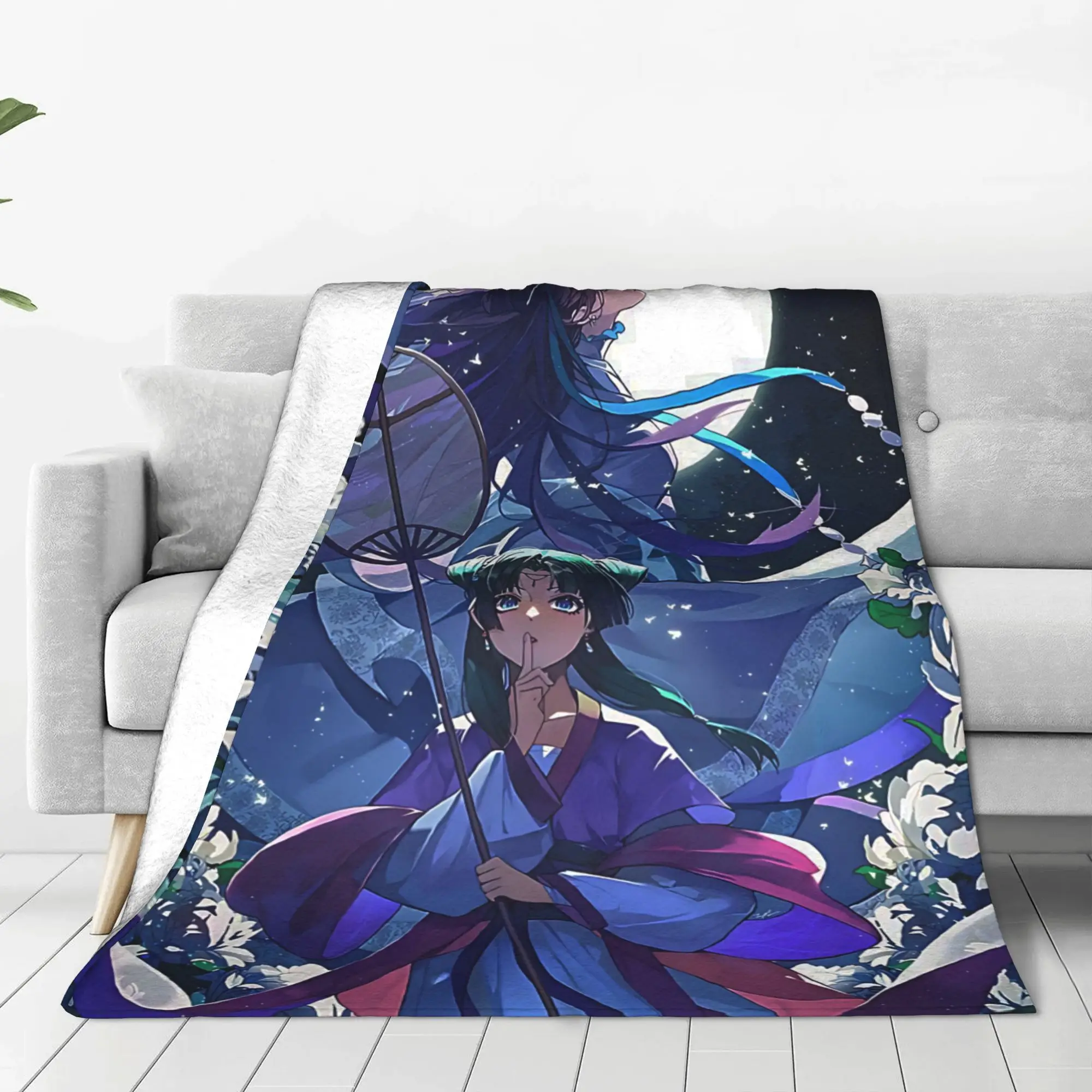 1PC home Cutecore Room Decor The Apothecary MAOMAO Blanket Throw Blanket  Novelty Warm Blanket All Season