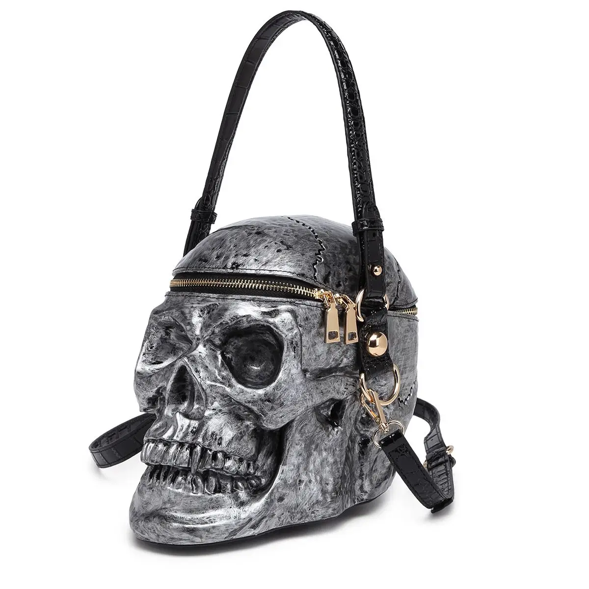 2024 New Popular Halloween Women's Bag Crossbody  Personalized Skull Bag Three-dimensional  Special-shaped Bag