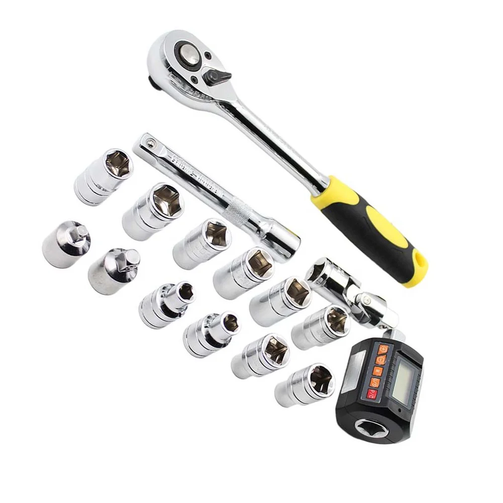 Digital Torque Meter Torque Gauge 3-30N.m 13.5-135N.m 20-200N.m Digital Torque Adapter Torque Wrench Set
