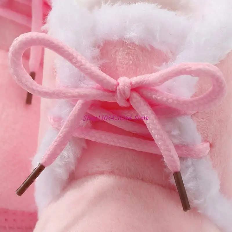 

Поддерживающая прогулочная обувь для младенцев, мягкая удобная хлопчатобумажная ткань с декоративным бантом и улучшает тягу