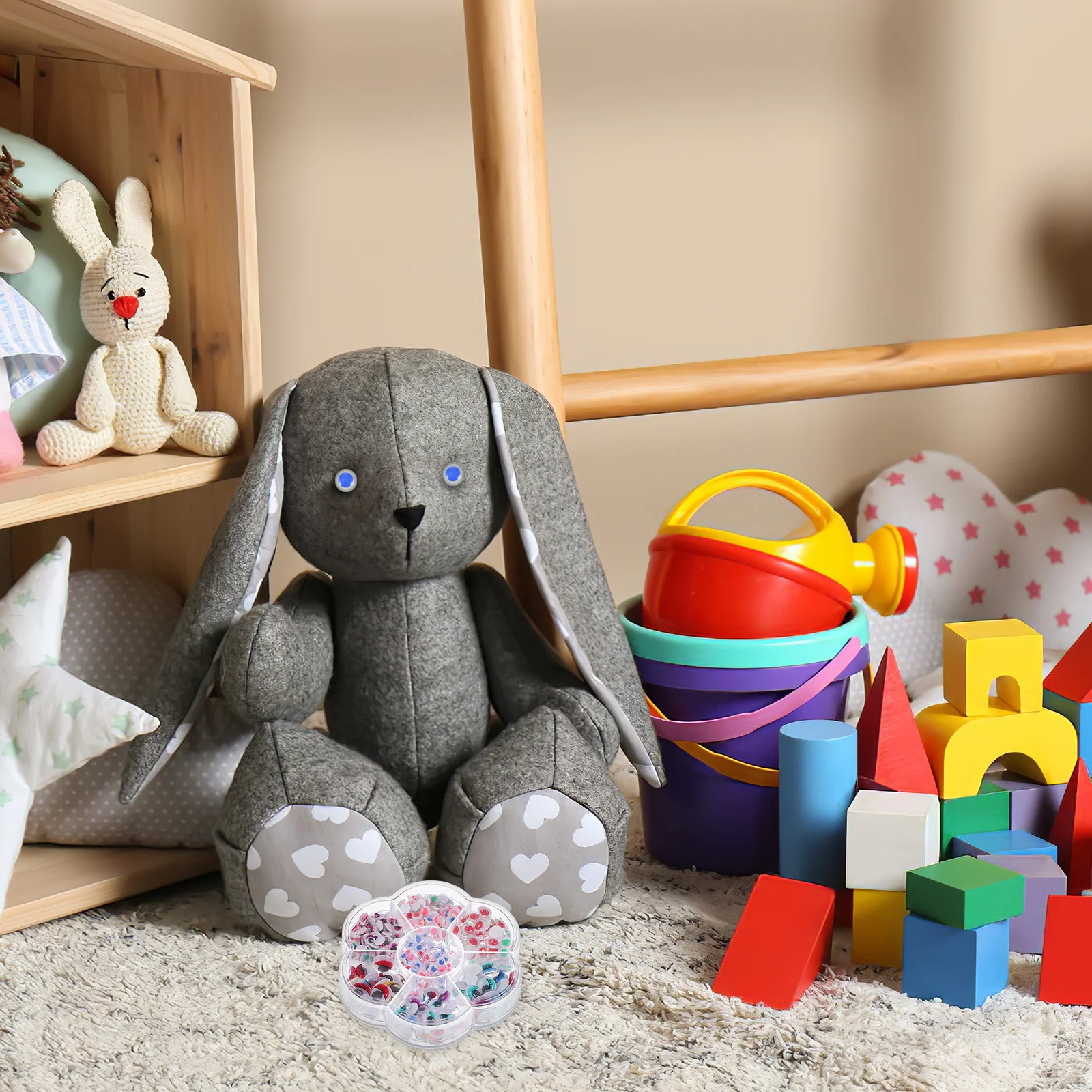 600 Stück selbstklebende wackelige Augen für handgefertigte Bastelarbeiten, geeignete Möbel, Scrapbooking, Bilderarbeiten, wackelige Augen