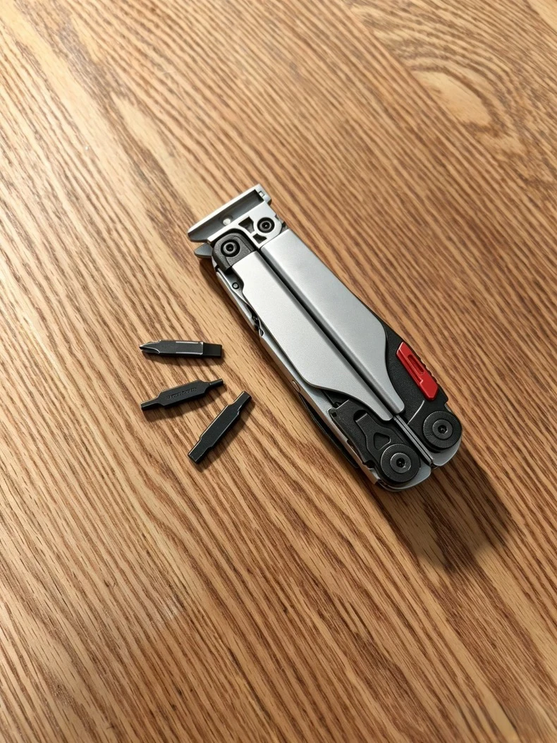 Stainless Steel Hammer with Flat Bit Driver Assembly Compatible with Leatherman SURGE MULTI-TOOL, MULTITOOL MOD Spare Part
