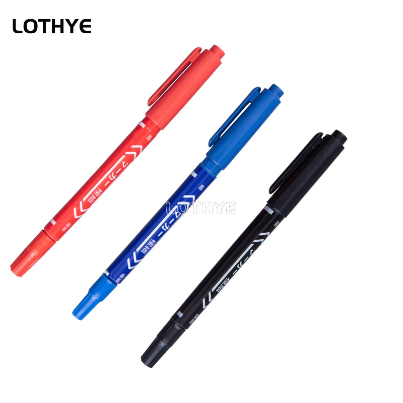 5PCS Thin Headed Line Marking Pen CCL Anti-etching DIY PCB Circuit Board Double Headed Waterproof And Non Fading Painting Brush