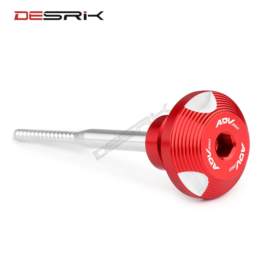 For HONDA ADV 350 ADV350 Motorcycle CNC Engine Oil Tank Dipstick probe Level Gauge Meter Oil Cap